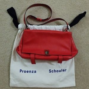PROENZA SCHOULER Calfskin Double Sided PS Courier